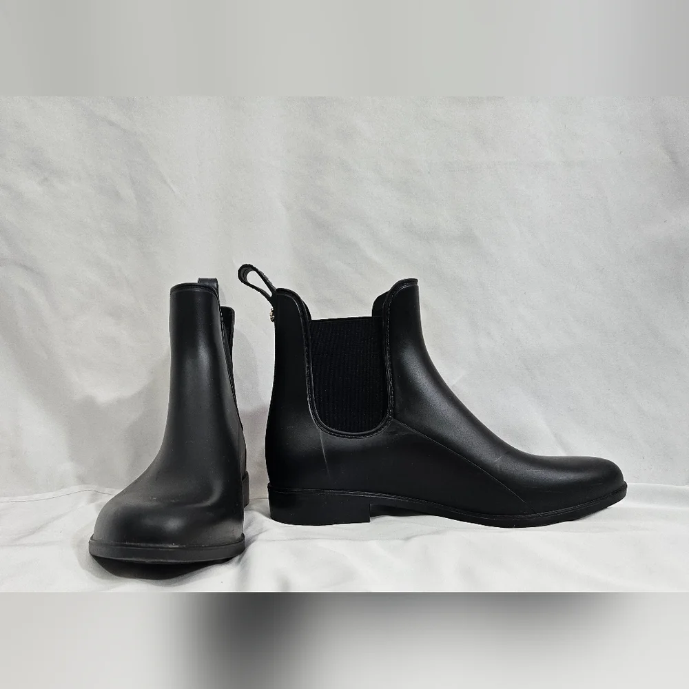 Sam Edelman Tinsley Black Ankle Rain Boot Womens Size 9